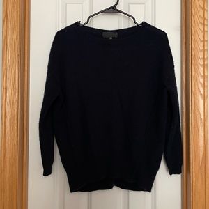 Noli Lotan 100% Cashmere Sweater Navy Blue Size XS